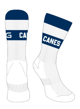 Canes Ankle Socks with Grip 2024-25