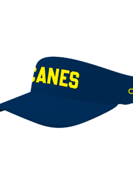 Canes Navy / Yellow FlexFit 110 Visor OSFA