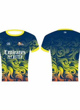 Canes Navy Training Tee with Swirls