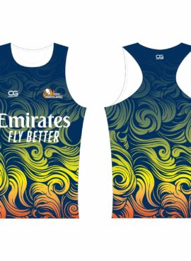 Canes Ladies Training Racer Back Vest with Swirls