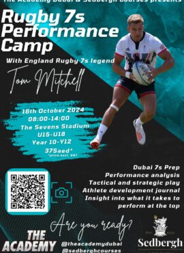 The Academy Rugby 7s  Performance Camp with Tom Mitchell- GB7s Olympic and Commonwealth Medalist