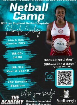  The Academy Netball Camp with Pamela Cookey – ex England Roses Captain, and Sedbergh Courses